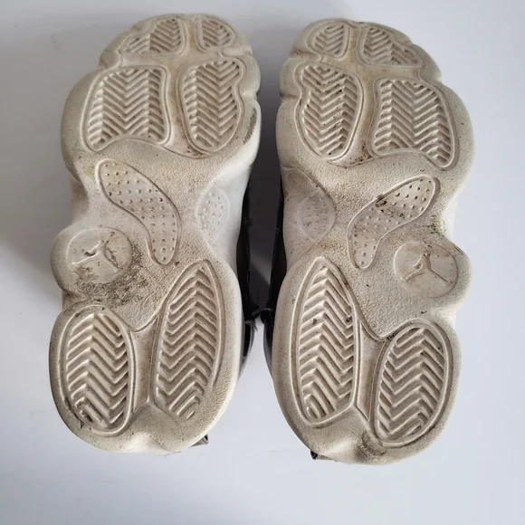 Jordan Jumpman Team II Metallic Gold Midtop Sneakers Youth Size 12 - Picture 8 of 13